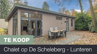 Te koop  Chalet op eigen grond  De Scheleberg in Lunteren  Recreatiewoning  Pandinzicht [upl. by Adnaerb402]