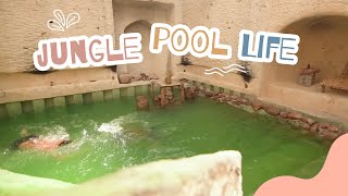 Jungle Life Episode 28 Jungle Hidden Pools survival jungle primitive travel craft pools [upl. by Adyl104]