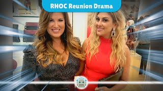 Drama Unfolds at RHOC Reunion Emily Simpson Claps Back and Gina Kirschenheiters Dad Makes Head [upl. by Nonregla]