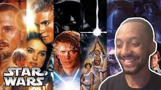 Star Wars Every Lightsaber Duel Episode 1  6 REACTION [upl. by Anelliw]