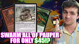 UNBOXING 45 Slivers For Pauper Deck Tech for Magic The Gathering [upl. by Aufa711]