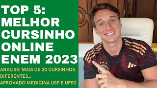 5 MELHORES CURSINHOS ONLINE PARA O ENEM 2023 [upl. by Arianie631]