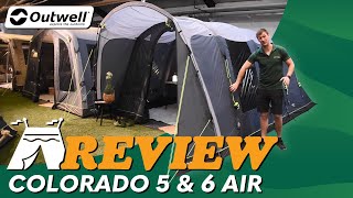 Outwell Colorado 5 amp 6 Air Tent Review 2025 [upl. by Elyse509]