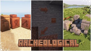 Archeological Minecraft Mod Showcase  Expanding Archeology in Minecraft  Forge 1201 [upl. by Uella]