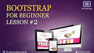 Bootstrap Tutorial For Beginners  Creating First Bootstrap Page  Lesson 2 [upl. by Eresed194]