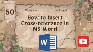 How to Insert Cross Reference in MS Word  What is Cross Reference in MS word  mswordcourse [upl. by Hau]