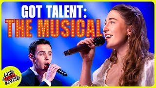 Got Talent THE MUSICAL 🤩🎶 TOP Auditions From Les Miserables The Greatest Showman AND MORE On BGT [upl. by Elleinad]