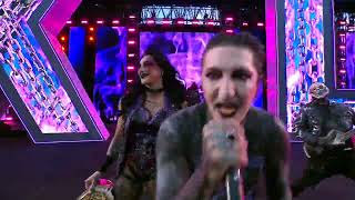 Motionless In White perform Rhea Ripley’s entrance theme at Wrestlemania XL [upl. by Ettennor904]