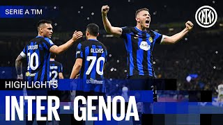 COWABUNGA 🤙🤙  INTER 21 GENOA  HIGHLIGHTS  SERIE A 2324 ⚫🔵🇬🇧 [upl. by Nnairb454]