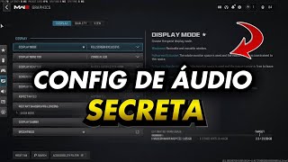 CONFIGURAÇÃO DE AUDIO SECRETA NO WARZONE PARA PC E CONSOLE  MELHOR CONFIGURAÇÃO DE ÁUDIO WARZONE [upl. by Weisman]