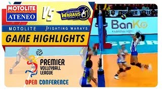 PVL OC 2018 AteneoMotolite vs Tacloban  Game Highlights  October 17 2018 [upl. by Turpin653]