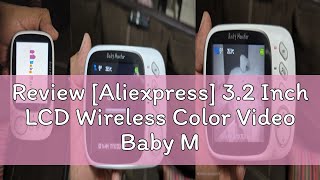 Review Aliexpress 32 Inch LCD Wireless Color Video Baby Monitor VB603 Night Vision Nanny Monitor [upl. by Enived]