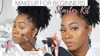 Beginner Makeup Starter Kit MAKEUP  BRUSHES  MAKEUP FOR BEGINNERS  Maya Galore [upl. by Assitruc]