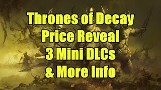 NEWS  Thrones of Decay Price Reveal  Mini DLCs amp More Info  Total War Warhammer 3  New DLC [upl. by Betthezel]