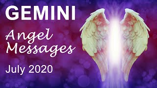 GEMINI ANGEL MESSAGES  JULY 2020 quotKEEP YOUR HEART OPEN GEMINI  NEW LOVEquot Intuitive Tarot Reading [upl. by Sidnac]