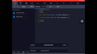 Advanced HTML amp JavaScript in Koder App [upl. by Smaoht970]