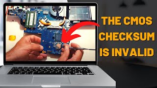 The CMOS checksum is invalid The CMOS will be reset to the default configuration and will rebooted [upl. by Hickie]
