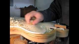 Carving a Spruce Top by Hand [upl. by Agan]