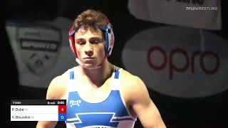 138 Lbs Final  Pj Duke New York Vs Vince Bouzakis Pennsylvania A9ab [upl. by Hanson202]