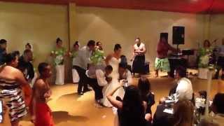 Palagi Performing the Samoa Siva at her Wedding [upl. by Gaut]