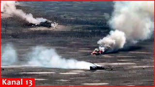 quotOur drone which cost 3 copecks hits Russian tank in amount of 2 millions quot  kamikazedrone at work [upl. by Lek962]