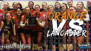 HIGH SCHOOL VOLLEYBALL  Olentangy Orange vs Lancaster  HIGHLIGHT [upl. by Chadwick]