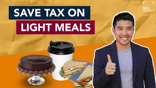 Tax Deductible Food and Drink Expenses Pay Less Taxes LEGALLY [upl. by Eladnek]