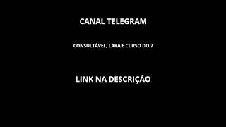 CANAL TELEGRAM INFOCC CONSULTAVEL LARAS E CURSO DO 7 [upl. by Otilesoj]