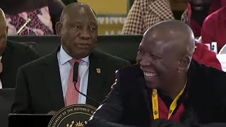 Cyril Ramaphosa  Calls Out Julius Malema During Debate In Parliament [upl. by Yeslaehc]