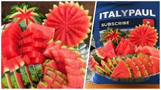 Art In Super Watermelon Fruit Platter Decoration Ideas Cutting Tricks [upl. by Ongun]