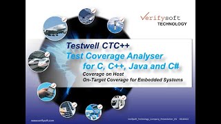 Testwell CTC Test Coverage Analyser General Presentation 005 [upl. by Ariana]