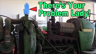 John Deere 2940 Tractor  Head Gasket Replacement  Part 1 [upl. by Anastasie]