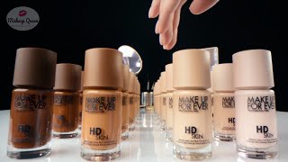 Make Up For Ever HD Skin Undetectable Longwear Foundation Shades 2022 [upl. by Unni]