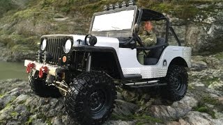 Gmade Sawback  Axial Jeep Wrangler G6 River Crawl amp Trail [upl. by Siramad]