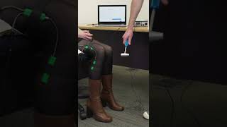 Myotatic Reflex  Kneejerk Reflex  Lt Mini Lab makingscienceeasier dataacquisition physiology [upl. by Notlek]