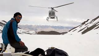 stok kangri trek Indian airforce rescue in stock kangri trek stokkangrilehladakh [upl. by Salokin]