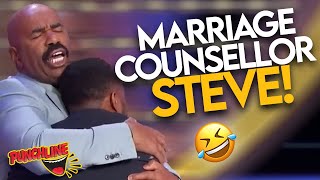 HILARIOUS Marriage Ending Rounds On Family Feud With Steve Harvey [upl. by Kliber]