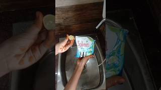 Kitchen tips124💁‍♀️Kitchen sink  உப்புக் கறைக்கு ஒரே தீர்வு  How to clean kitchen sink shorts [upl. by Miza771]