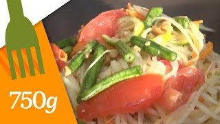 Recette de Salade de papaye verte  750g [upl. by Anica930]