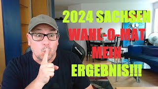 2024 Sachsen Landtagswahl WahlOMat Ergebnis [upl. by Leynwad]