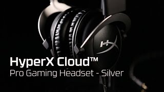 Pro Gaming Headset for PS4 Xbox One PC – HyperX Cloud  Silver [upl. by Judie]