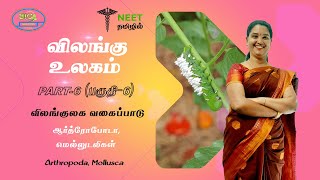 Animal Kingdom  Part 6 Classification of Animals  Arthropoda  Mollusca  NEET Tamil [upl. by Coral]