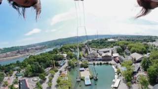 Kennywood Skycoaster 360 POV video [upl. by Ueik]