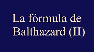 La fórmula de Balthazard II [upl. by Vadim]