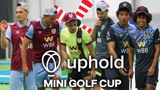 Clarets Take On The Uphold Mini Golf Cup  Ft Roberts Berge Trafford Ramsey Koleosho Massengo [upl. by Ahsilahk]