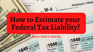 How to Estimate Federal Tax Withholdings using the IRS Tax Withholding Estimator Calculator  DEMO [upl. by Vallo]