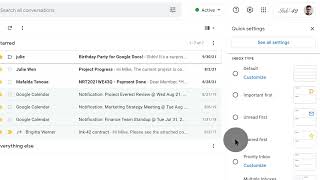 How to Change your Inbox Layout in Gmail [upl. by Schou]