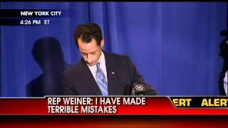 Rep Weiner Admits to Online Relationships Says He Wont Resign [upl. by Wolfram]