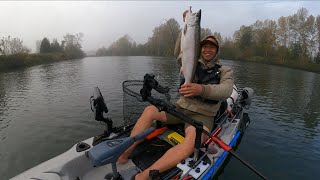 Snohomish River Kayak Fishing October 2024  Plastic Navy [upl. by Ellitnahc75]