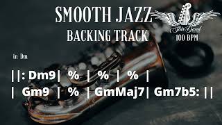 Backing Track Smooth Jazz in Dm [upl. by Nevaed]